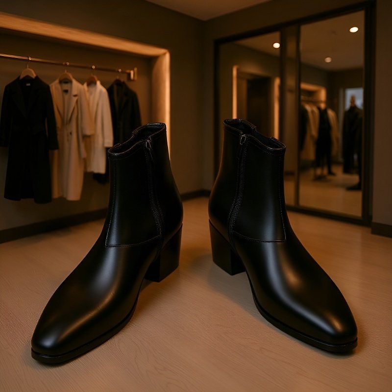 ハイカットデザインの後ろ姿