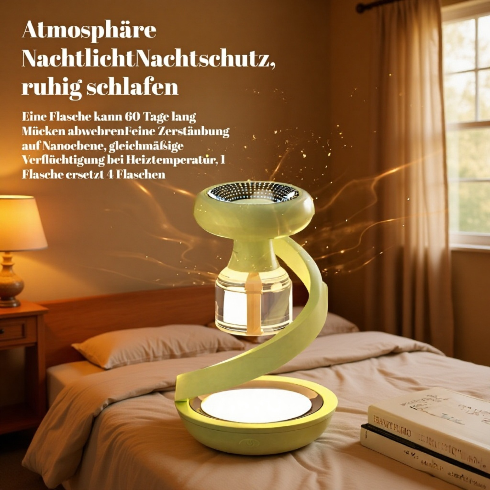 2-in-1 Elektrischer Mückenschutz mit Flüssigkeit Produktabbildung