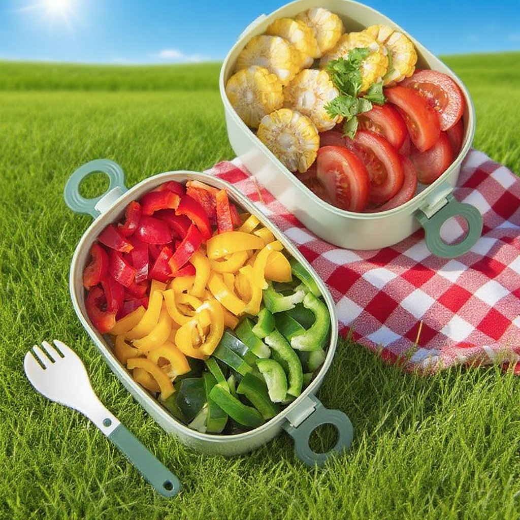 大容量多層手提便當盒