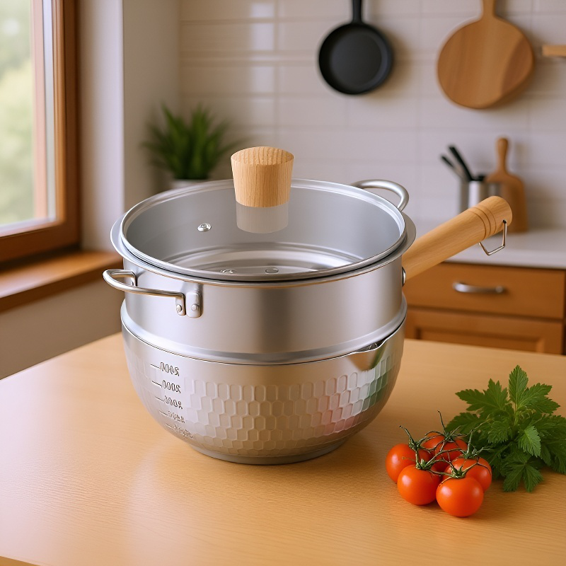 가정용 다용도 라면냄비와 우유냄비