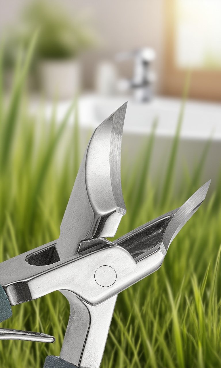 인체공학적 손잡이의 스테인리스 발톱깎이