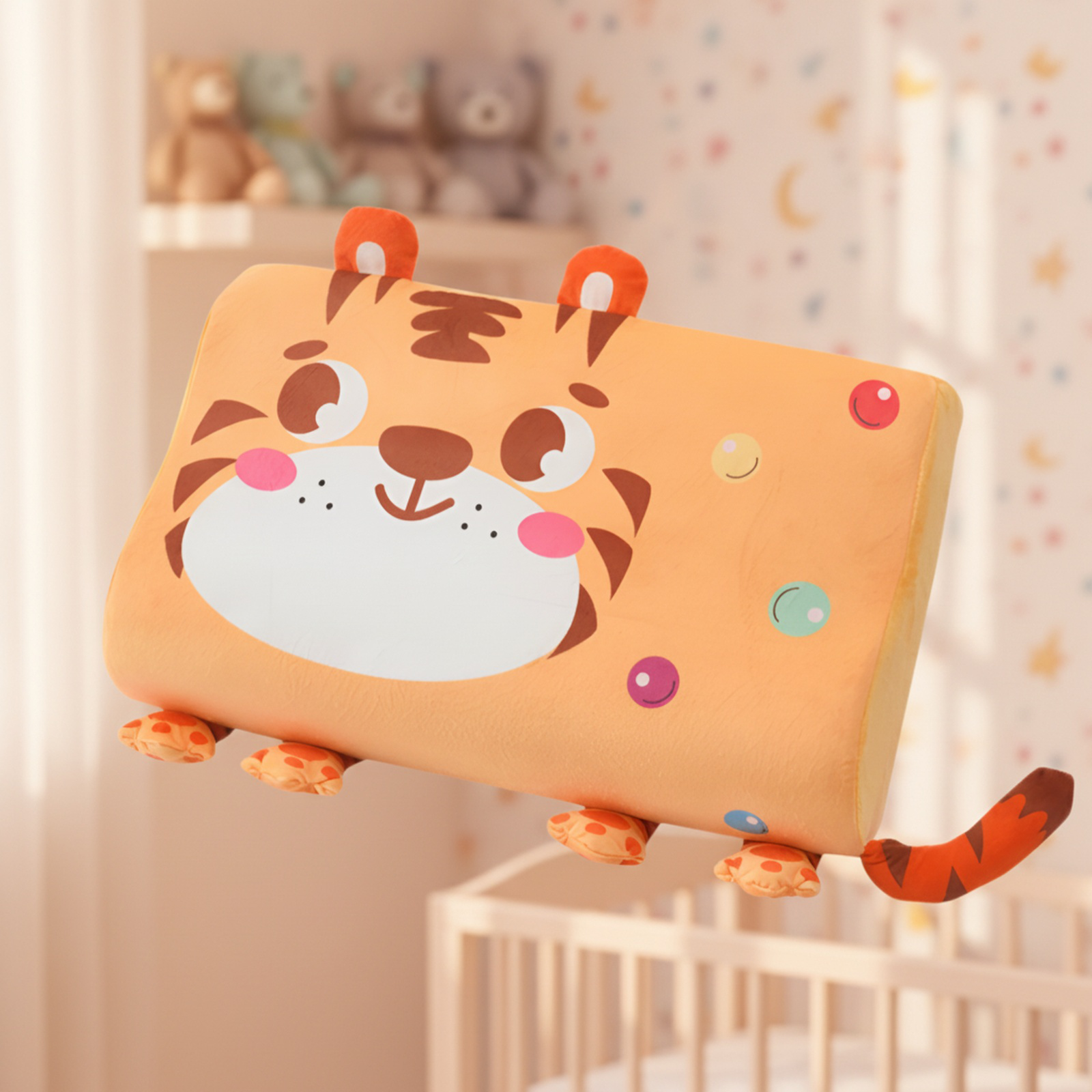 Herbst und Winter Baby Plüsch Kindergarten Kinder schlafen Cartoon Tier Latex Kissen Schlafsaal Einz