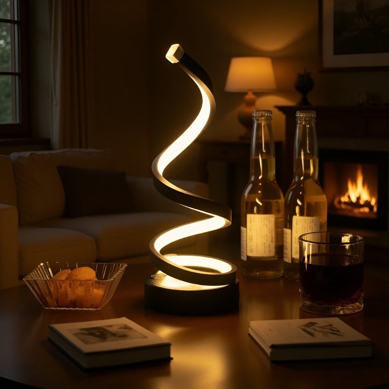 Nastavitelná LED stolní lampa, moderní stolní lampa s USB napájením