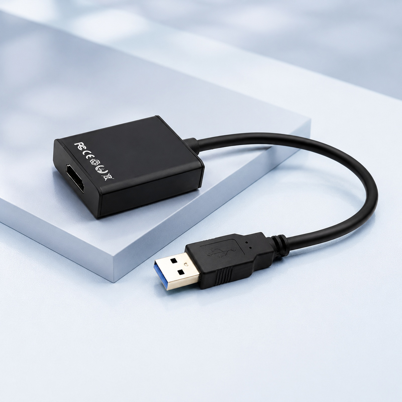 USB to HDMI adapter compatible with Windows and Mac