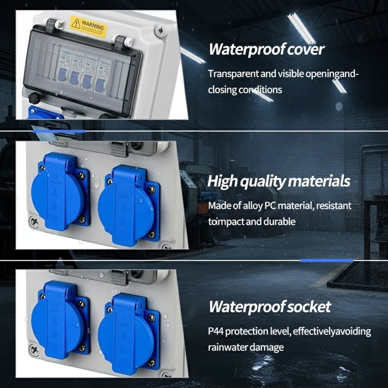 Outdoor Waterproof Portable Industrial Socket Box