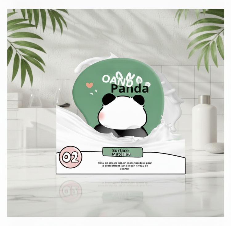 Adorable panda mouse pad for comfortable typing