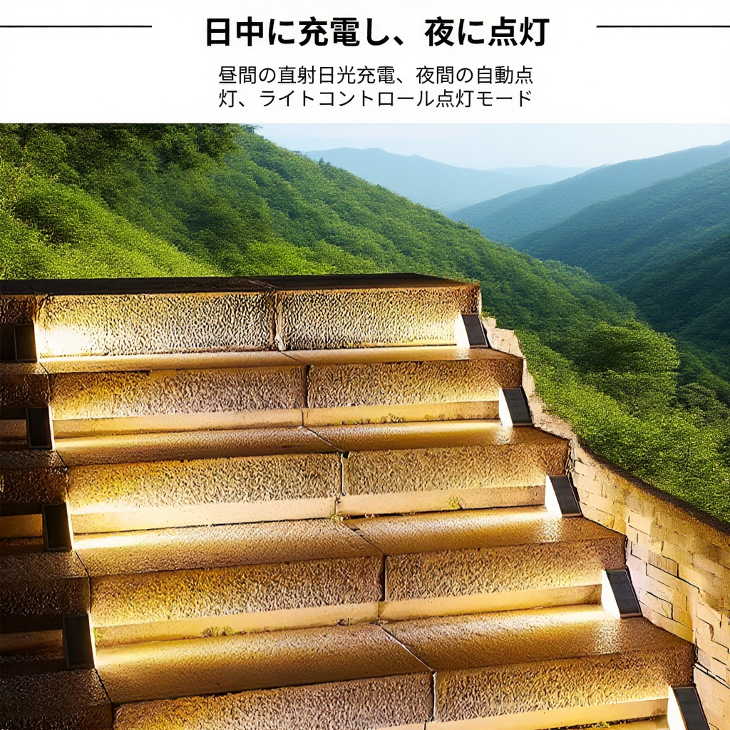 ソーラートライアングルステップライト