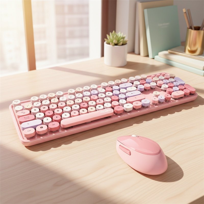 2.4G Wireless Keyboard and Mouse Combo for Office