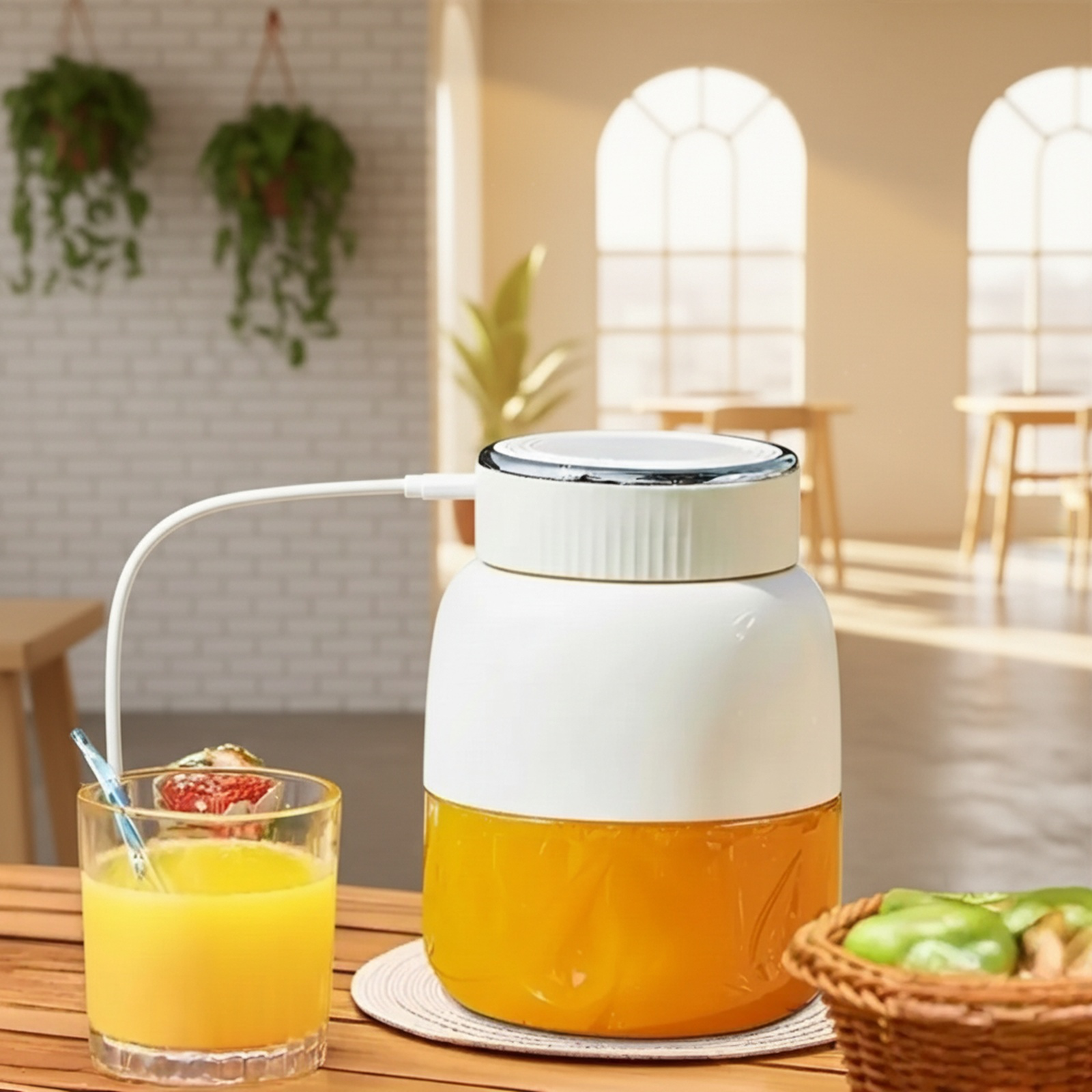 Exprimidor portátil multifuncional para el hogar
