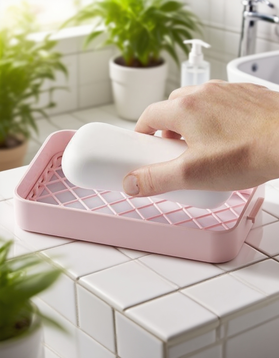 비누를 위생적으로 보관하는 비누통