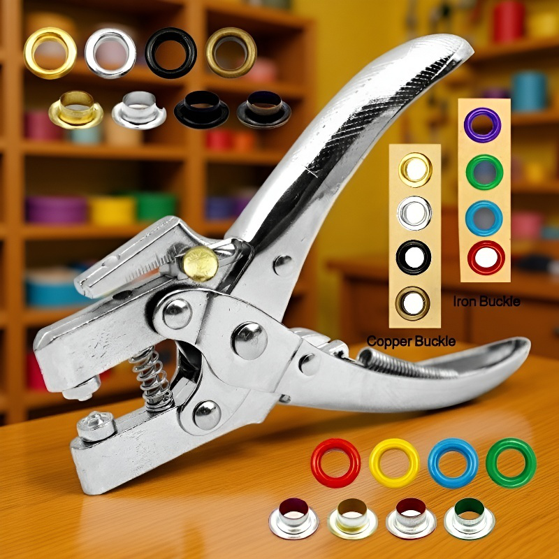 Close-up of Eyelet Buttons Installed on Canvas Canopy