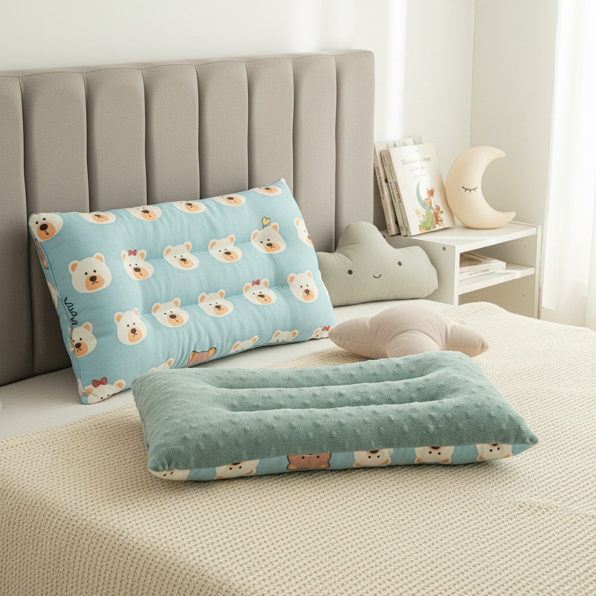 Eco-friendly cotton pillow for infants