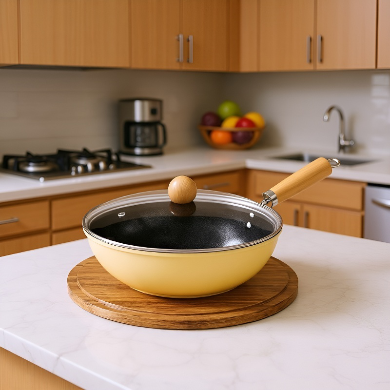 가정용 세라믹 프라이팬 가볍고 무코팅 인덕션 적용 전용 프라이팬 세라믹 프라이팬 인간용 논스틱팬