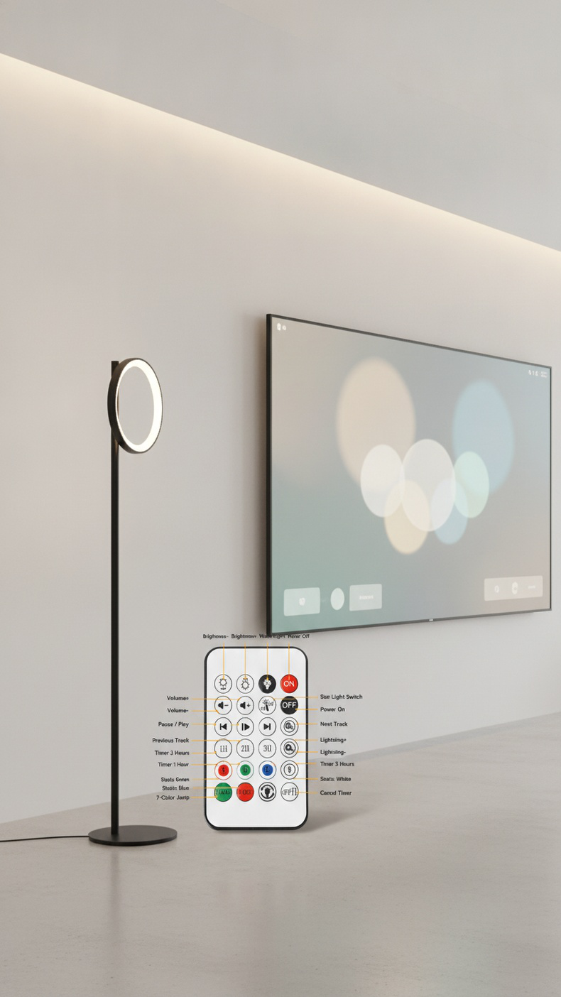 JMY speaker with Bluetooth connectivity and night lamp feature