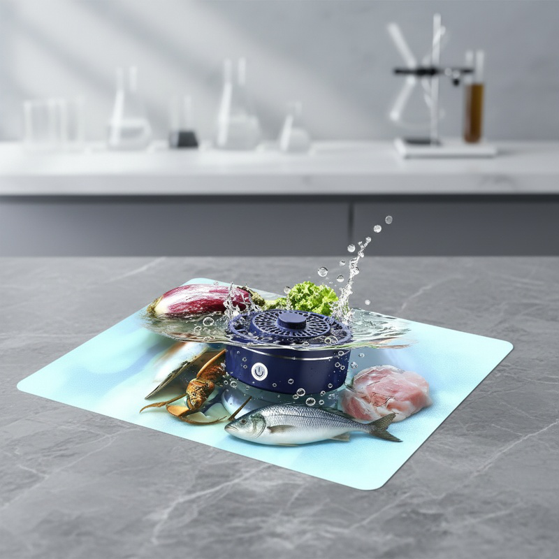 Chemical-free ultrasonic food washing machine