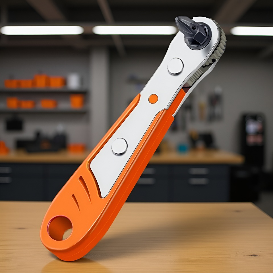 ミニサイズ1/4ラチェットレンチドライバーツールセット（ラチェットハンドル1本付き）