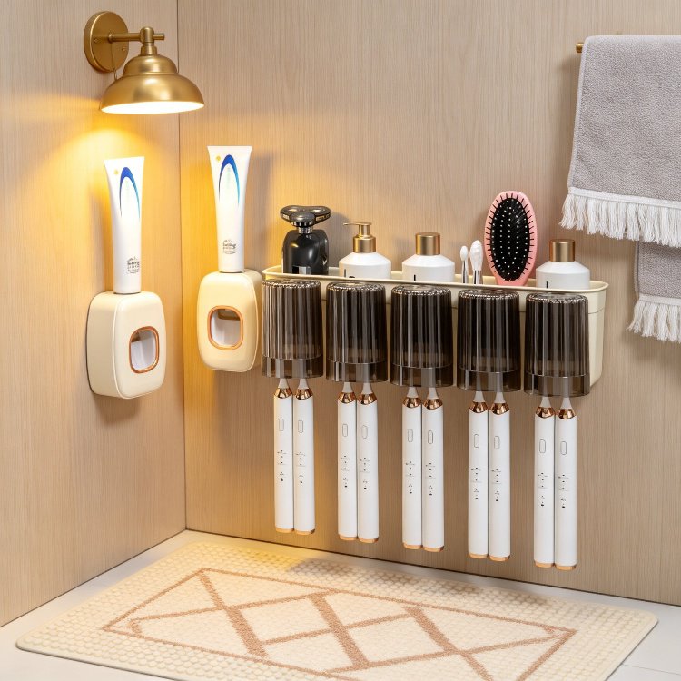 Juego de exprimidores de pasta de dientes