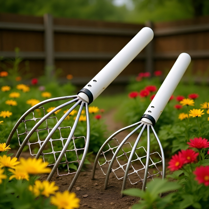 海鮮採取用ガーデンレーキの全体画像