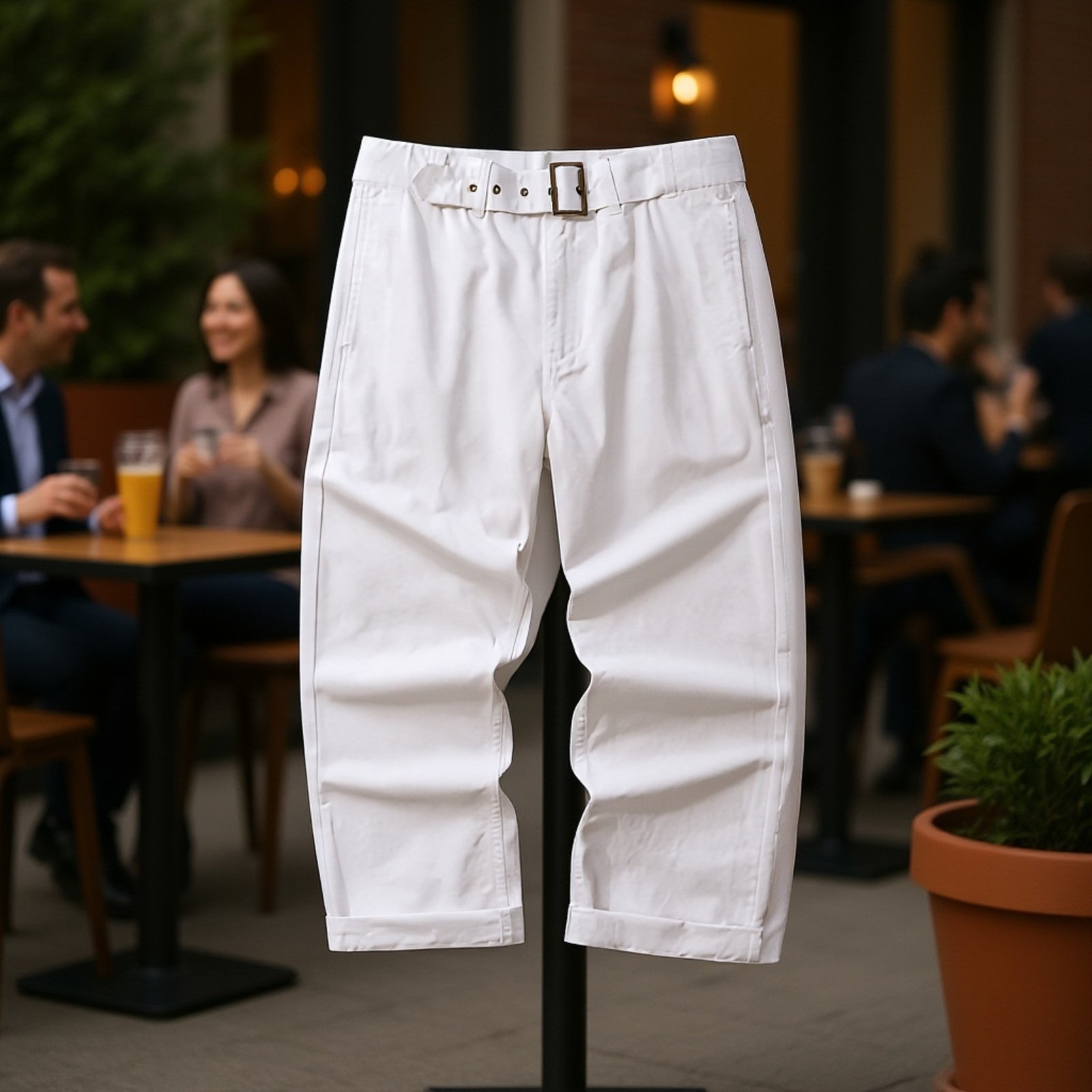 レトロなミリタリースタイルのグルカカジュアルパンツ