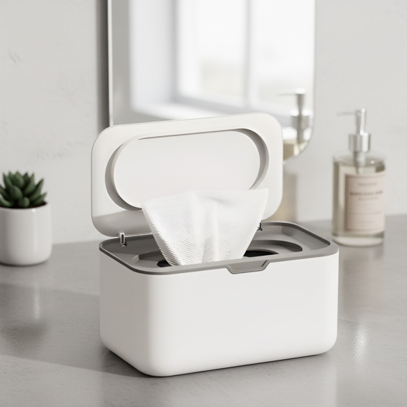 Nordic Simple Large Capacity Wet Wipes Storage Box