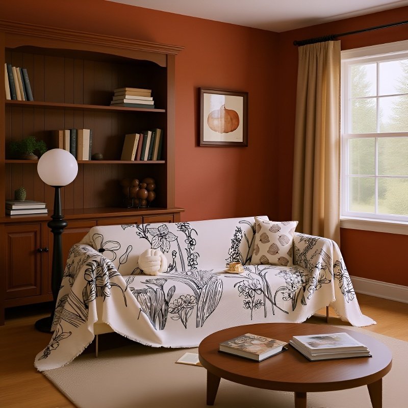 양면 풀커버 소파커버 미끄럼방지 풀커버 소파커버 셰닐 고양이잡기방지 소파커버