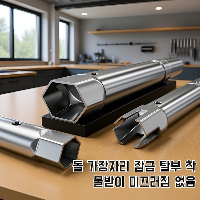 다용도 욕실/주방 수도꼭지 소켓 렌치