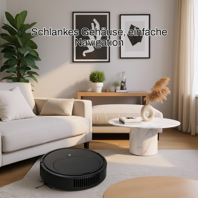 Intelligenter, geräuscharmer automatischer Saugroboter