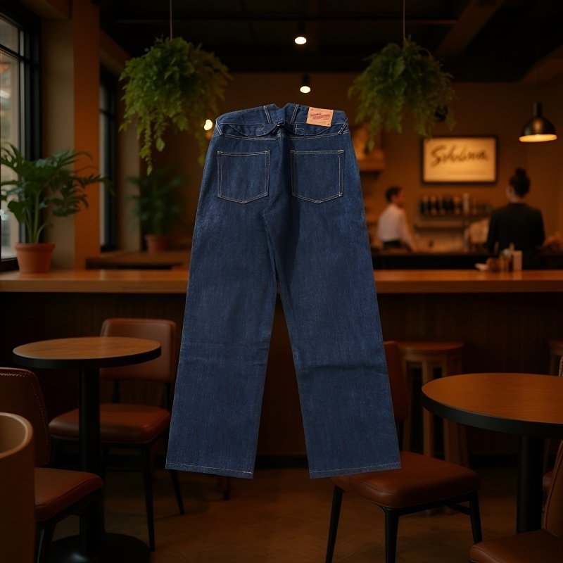 セルビッチデニムの裾部分