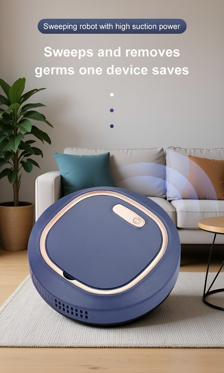 Smart Wireless Mopping Robot cleaning hardwood floor