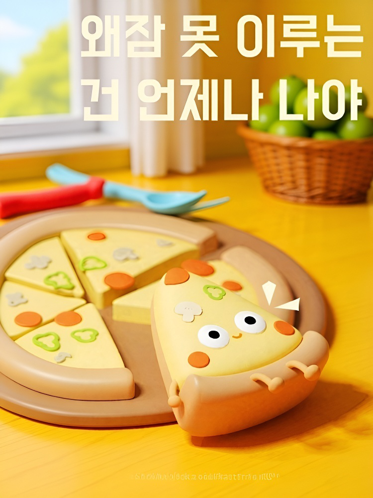 눈 건강을 위한 LED 무드등 사용 모습