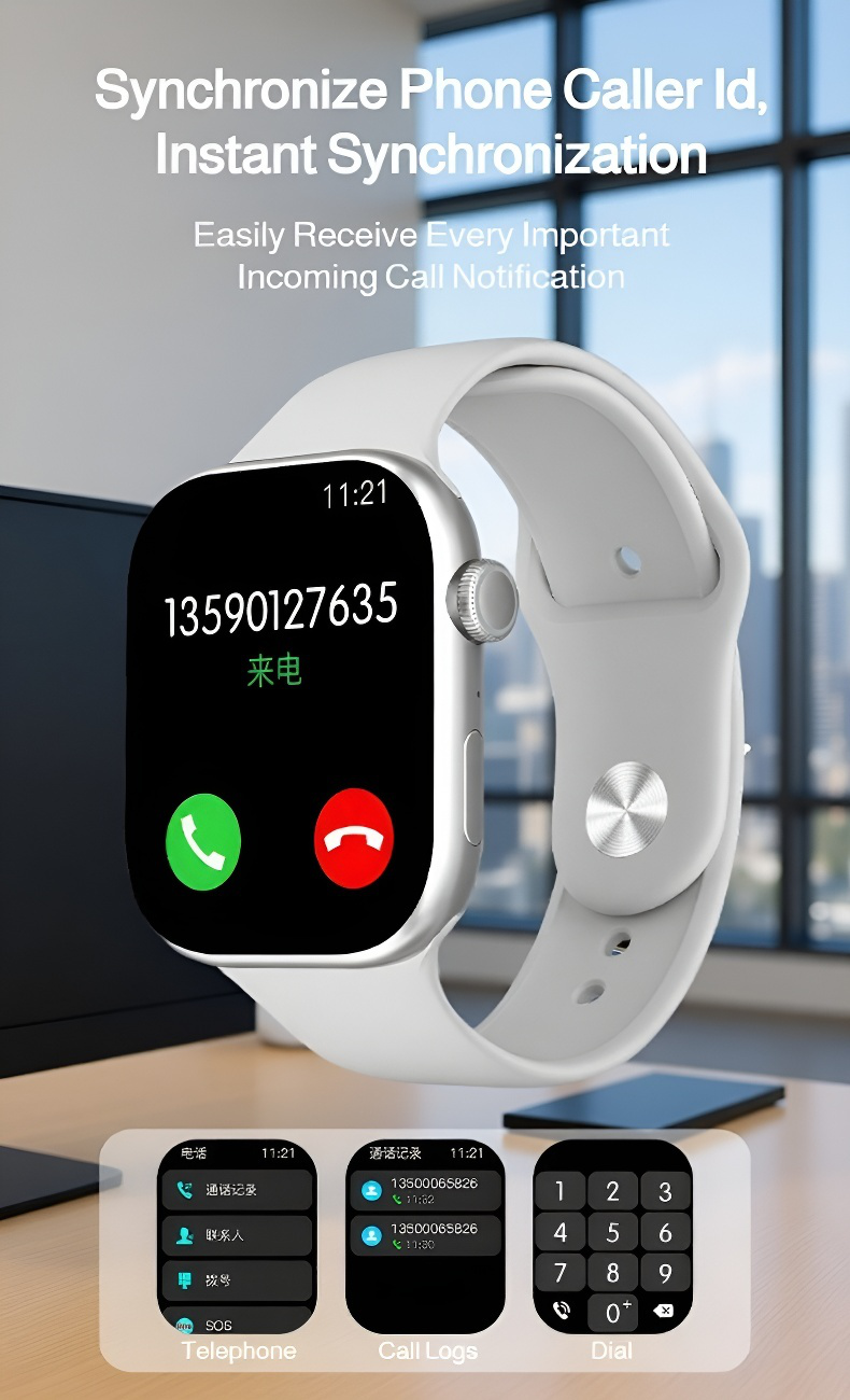 Smart watch for men monitoring blood sugar levels