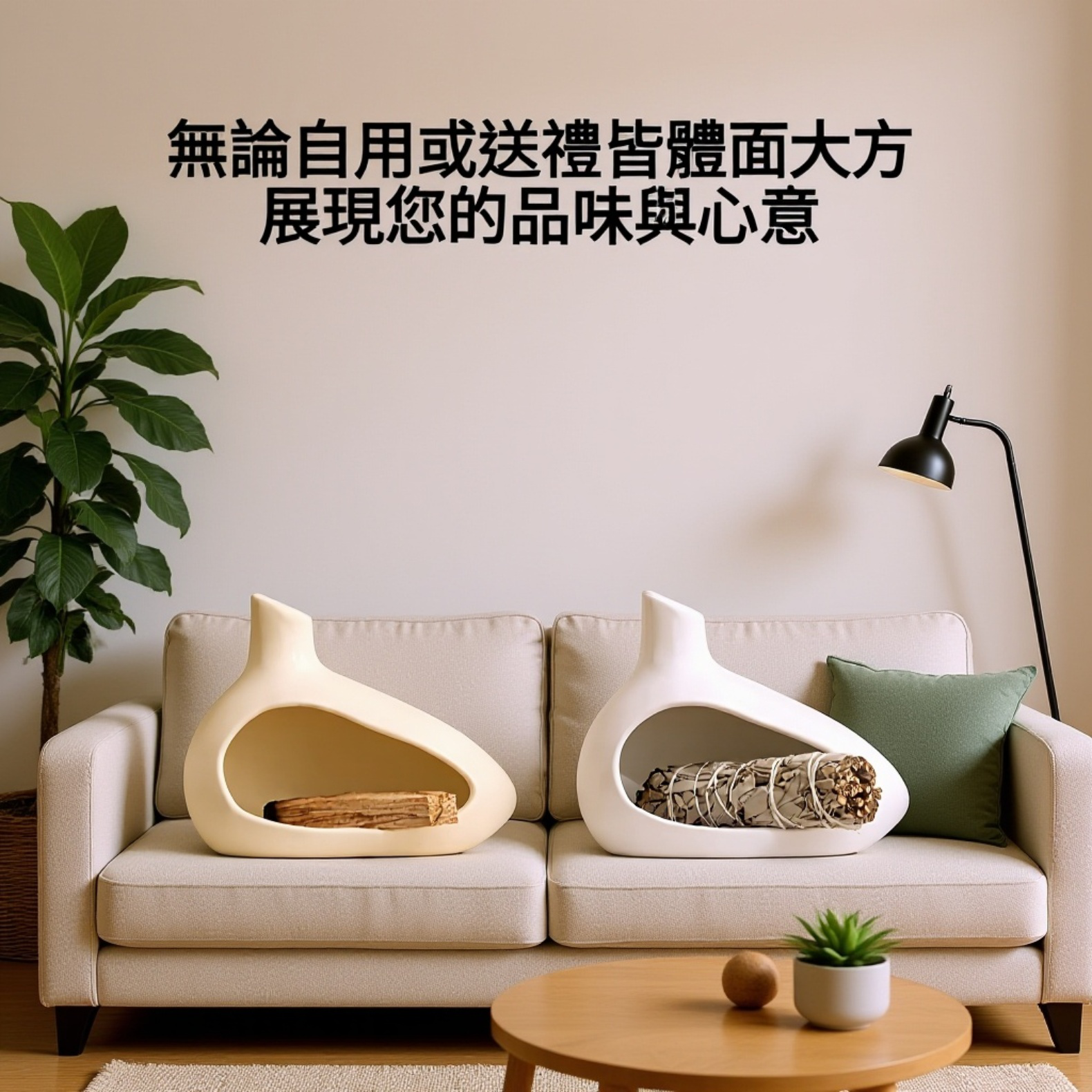 香座擺放線香效果