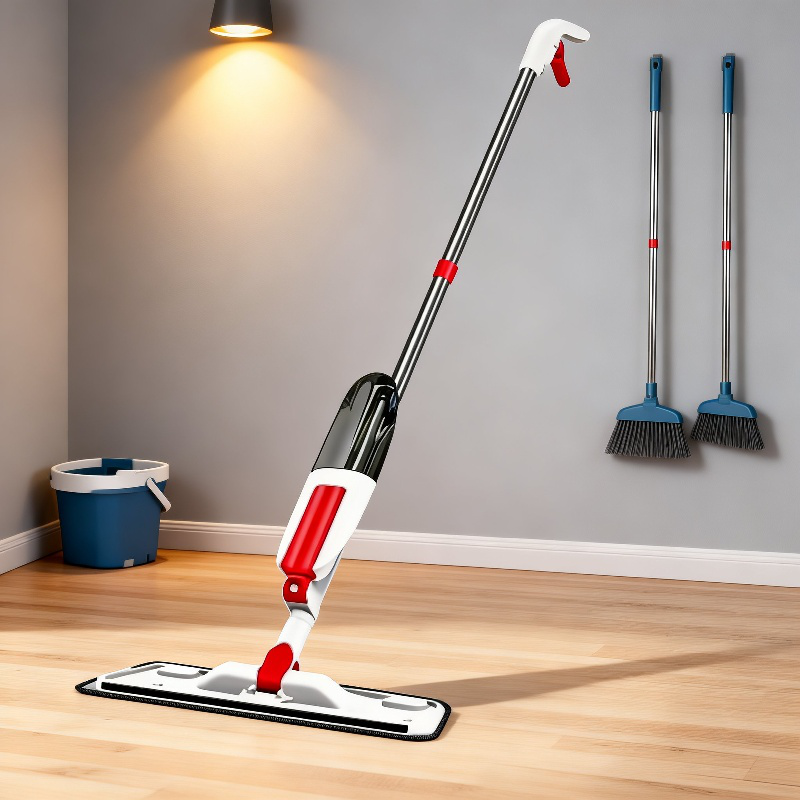 ハンズフリースプレーモップ