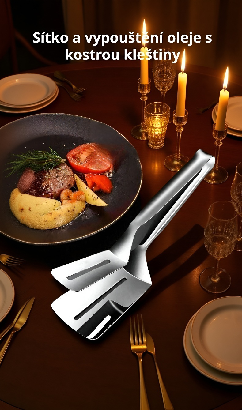 Obracečka na ryby z nerezové oceli 304 v kuchyni