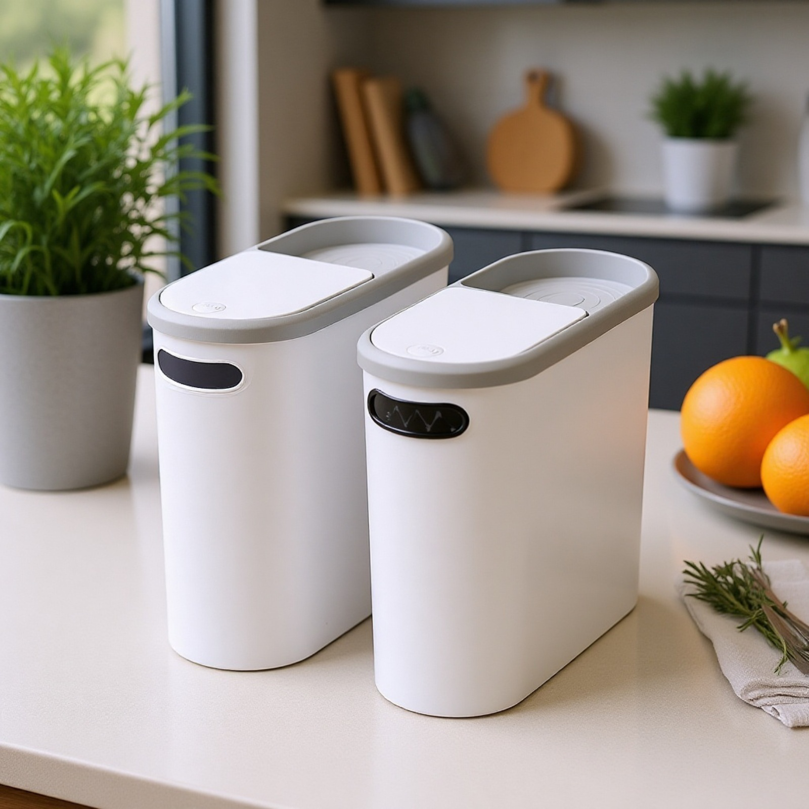 クリエイティブゴミ箱 家庭用トイレゴミ箱 リビングルーム キッチンゴミ箱 バスルーム 隙間ゴミ箱 蓋付き プッシュ式ゴミ箱