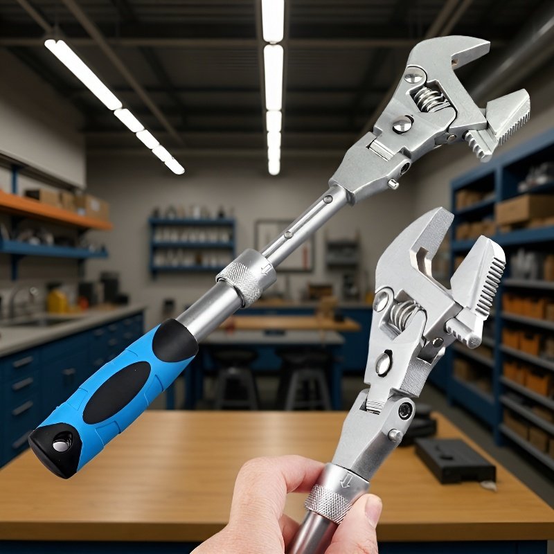 10-Zoll verstellbarer Ratschen-Handgriff Multifunktions-Handwerkzeug