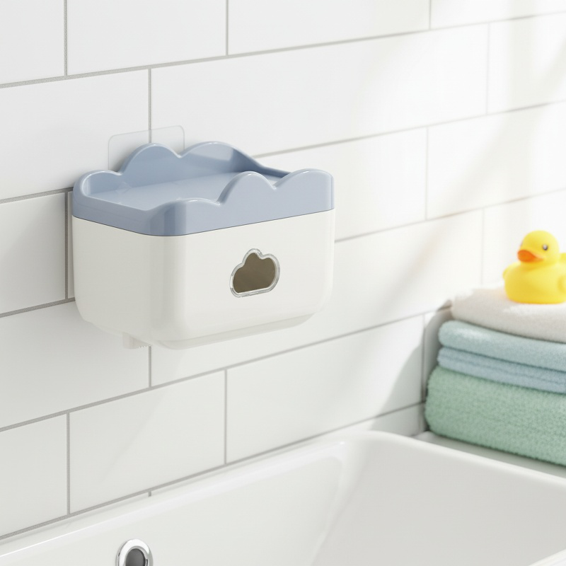 Protect toilet paper from moisture with tissue box