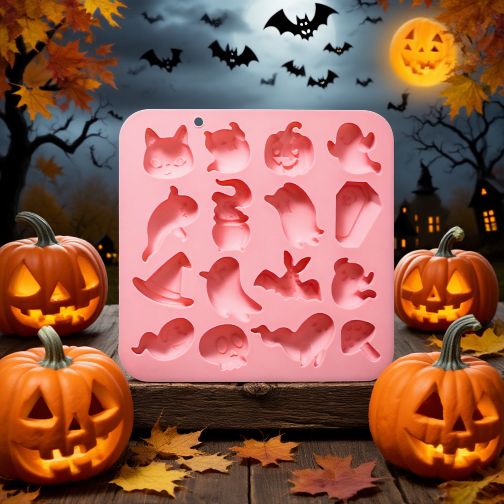 할로윈 테마 스타일링 과자 실리콘 몰드