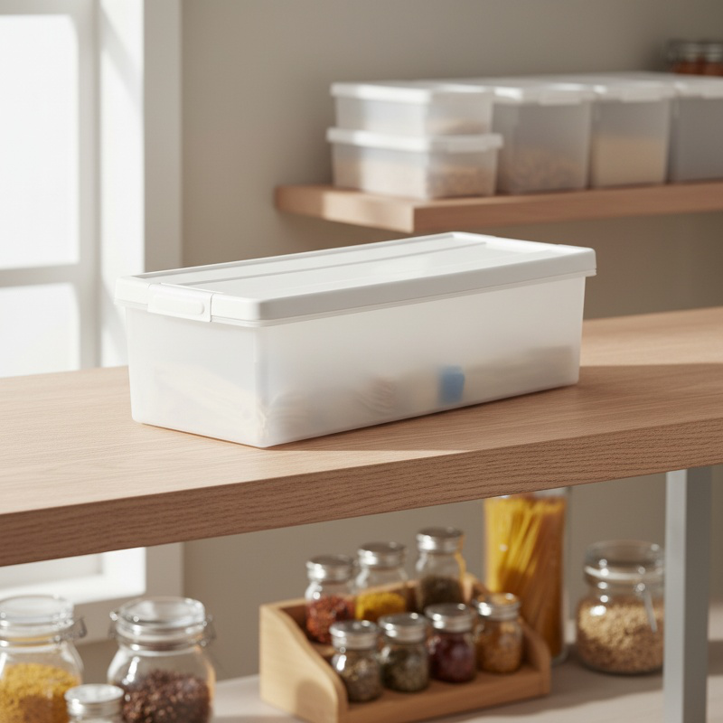 Caja práctica para ordenar snacks