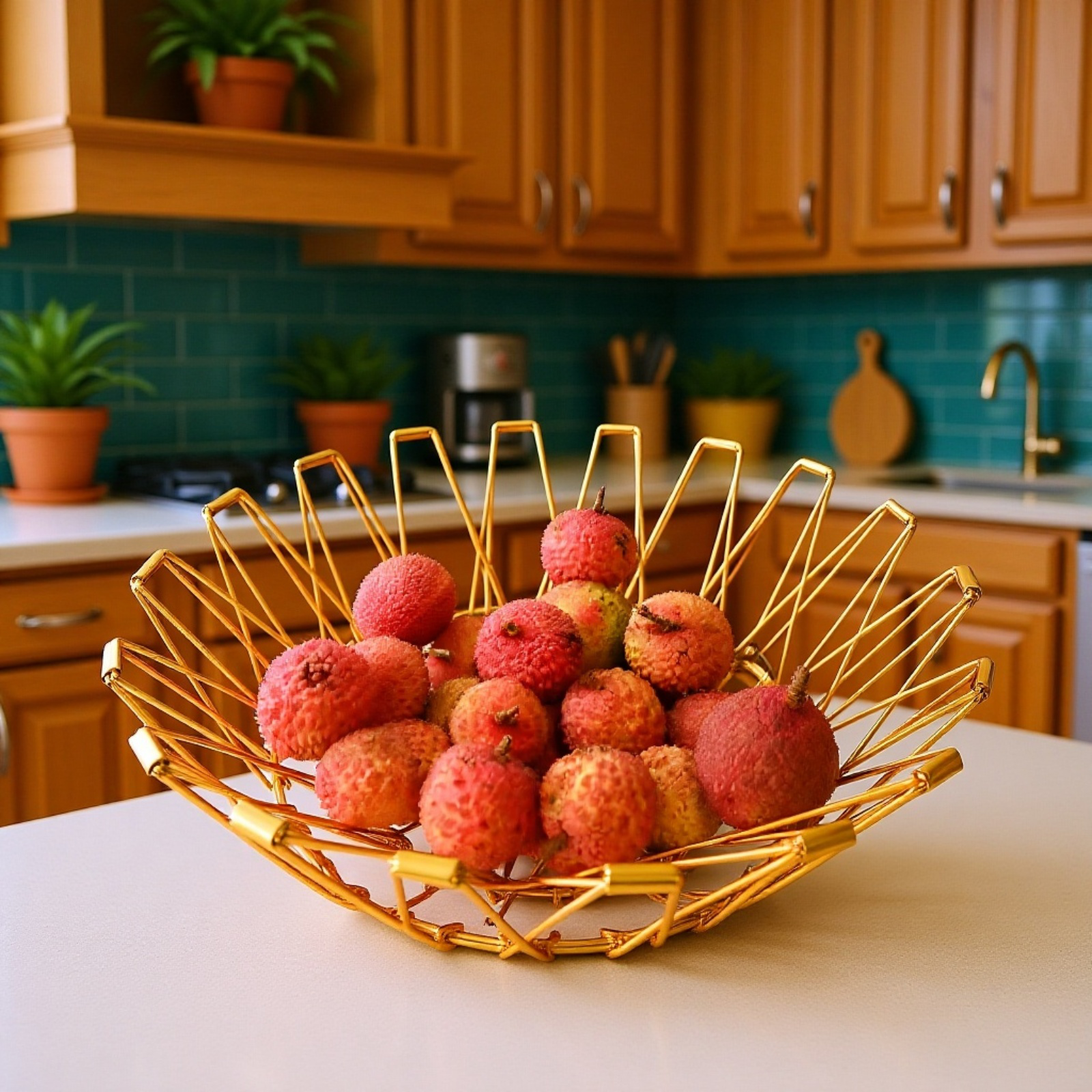 단철 다기능 수납 바구니