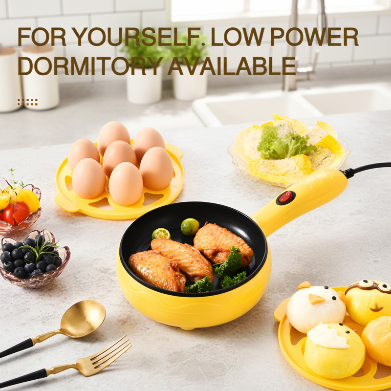Multi-functional Mini Electric Cooker for Boiling and Frying Eggs
