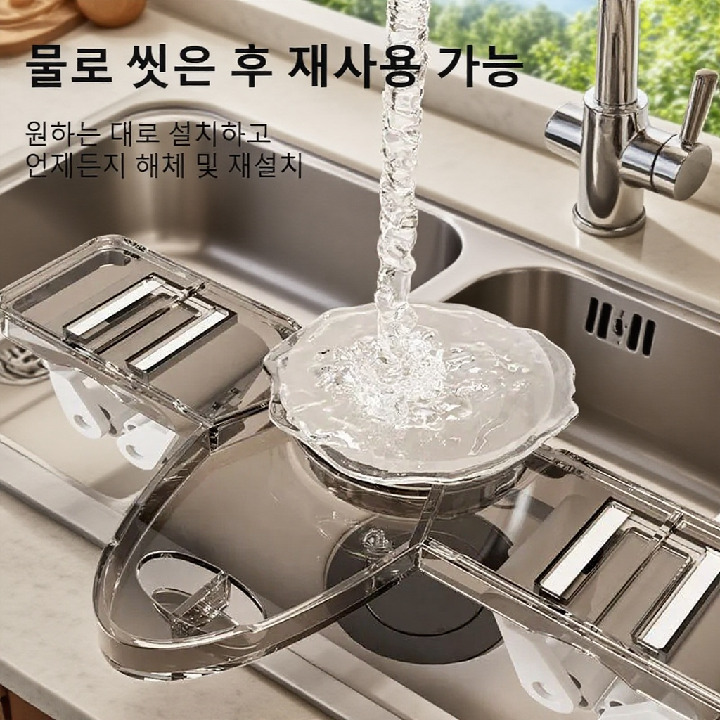 강력 진공 흡착 걸레 홀더