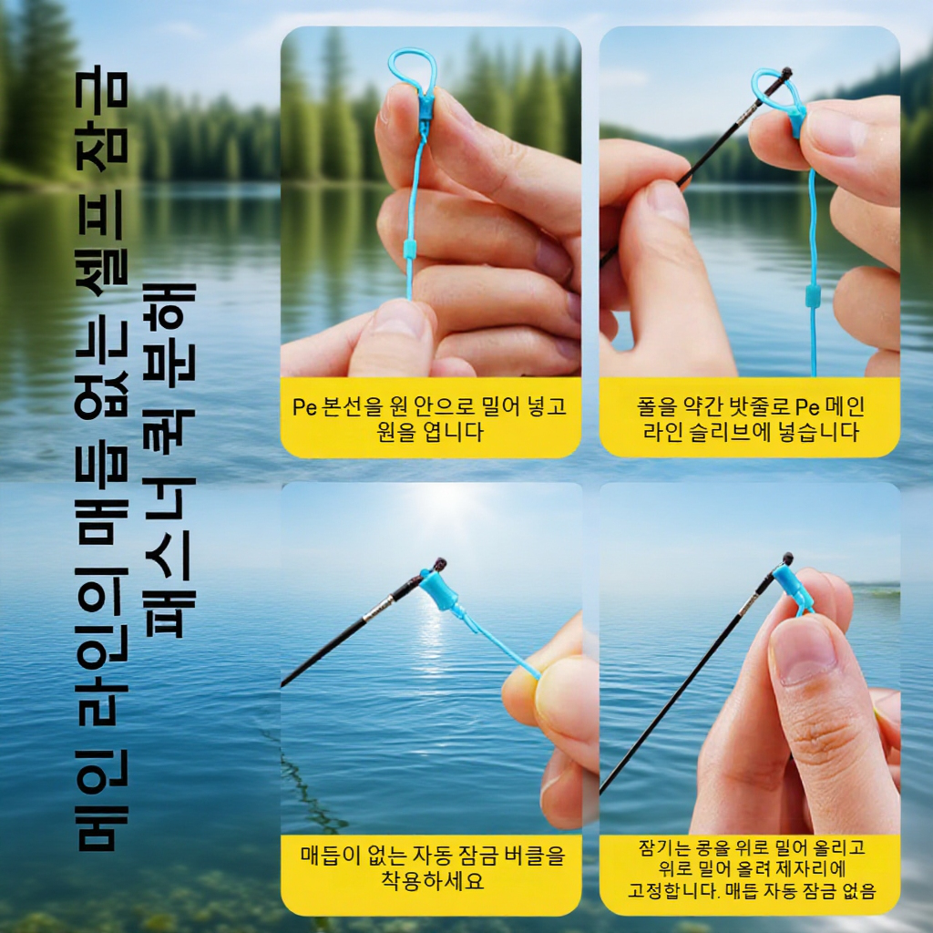 무매듭 니지노 낚시줄 세트