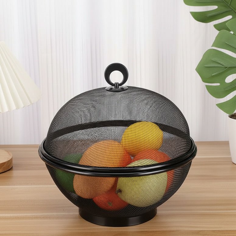 Eco-friendly fruit plate with kitchen cover