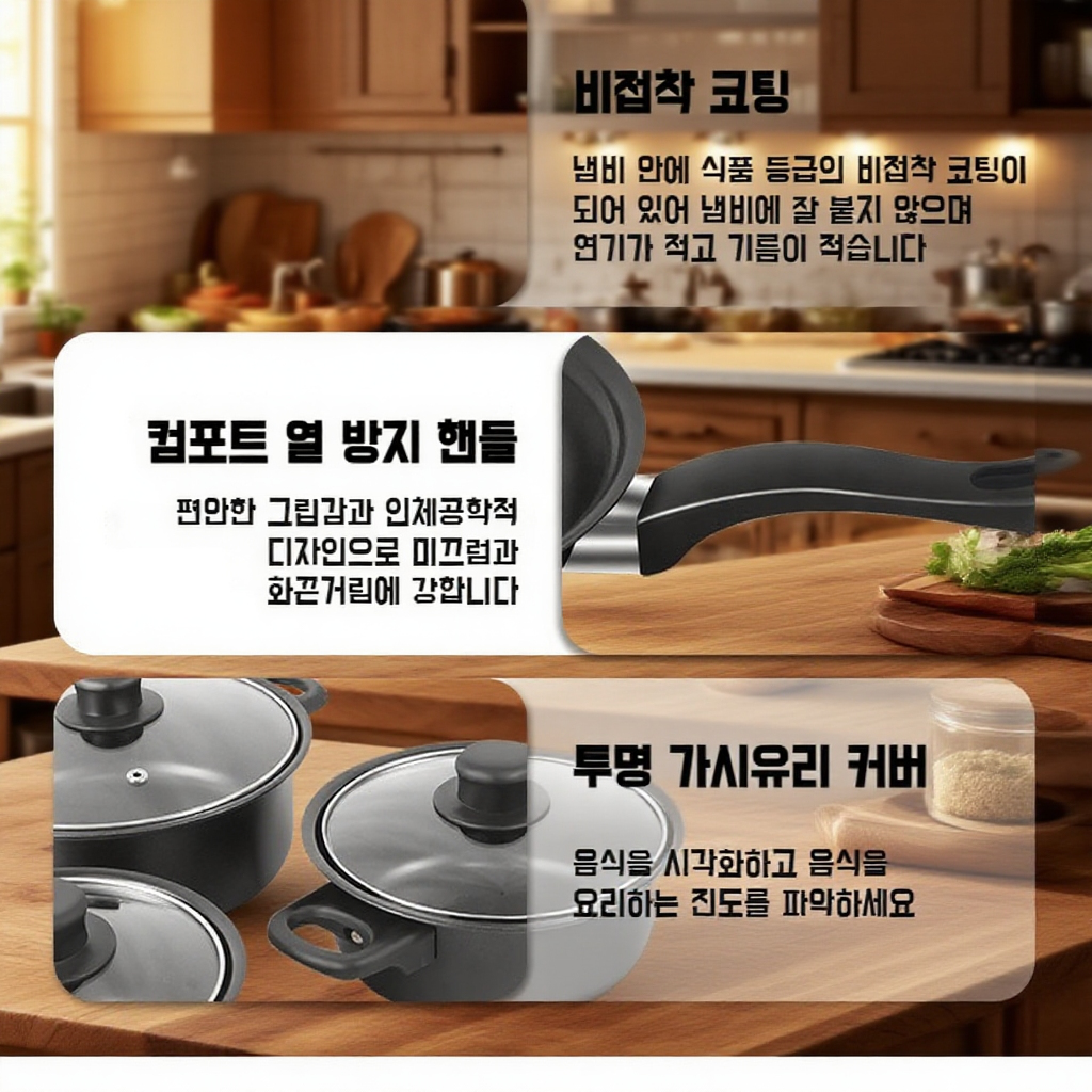 13종 냄비 세트 전체 이미지