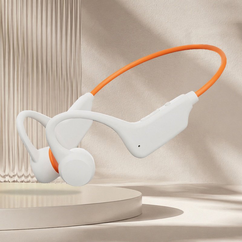 Bluetooth Bone Conduction Neckband Headset with Built-in TF Card Slot