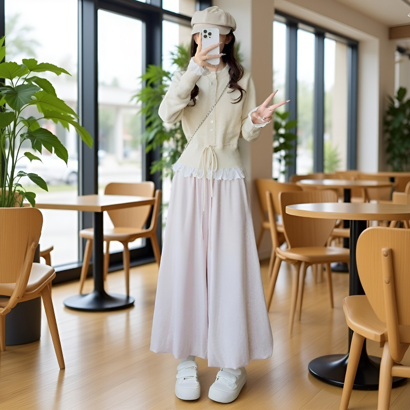 찹쌀 니트 치마바지