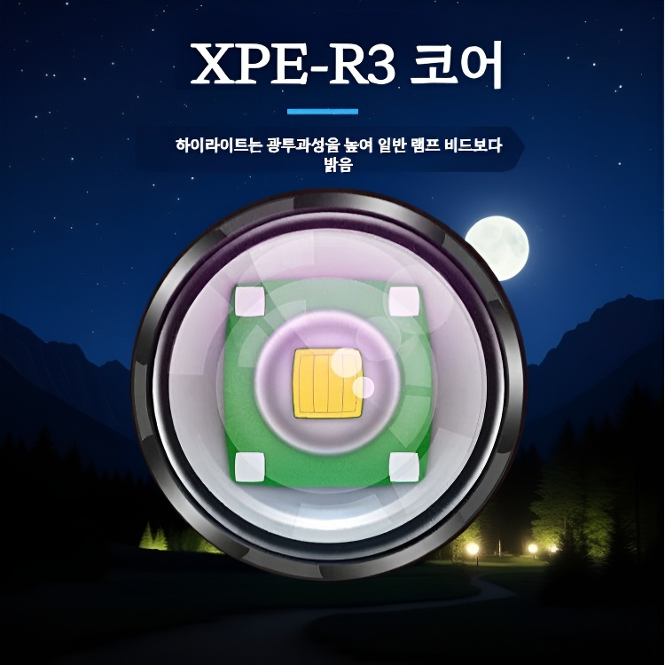 휴대용 Led 랜턴 강광 펜 램프 작은 랜턴 건전지 랜턴