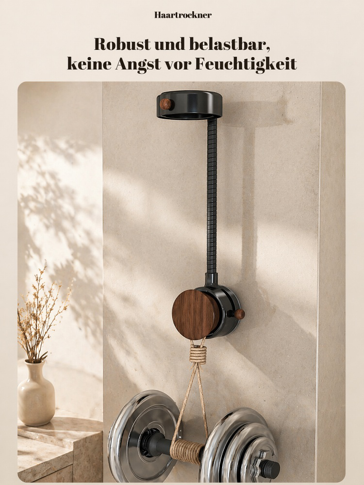 Praktische Fönhalterung für Friseursalon und Zuhause
