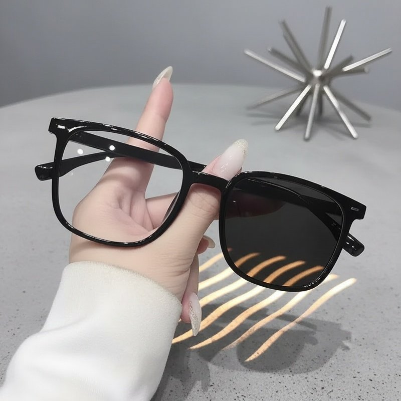 Lunettes optiques à réglage de lumière, style polyvalent